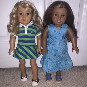 RETIRED AMERICAN GIRL OF THE YEAR LANIE & KANANI